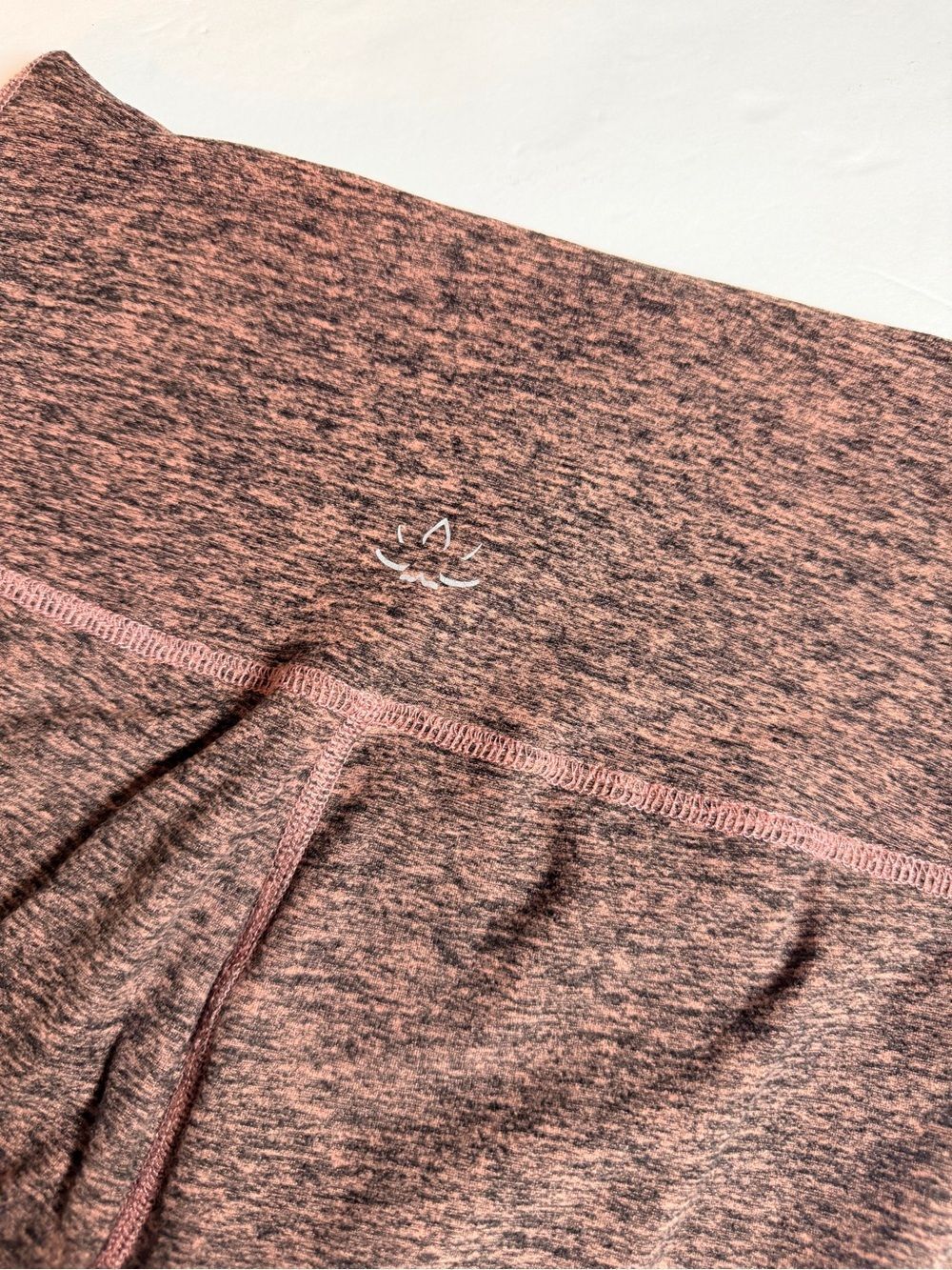 Beyond Yoga Spacedye Caught In The Midi High Waisted Legging XS Dusty Pink Black
